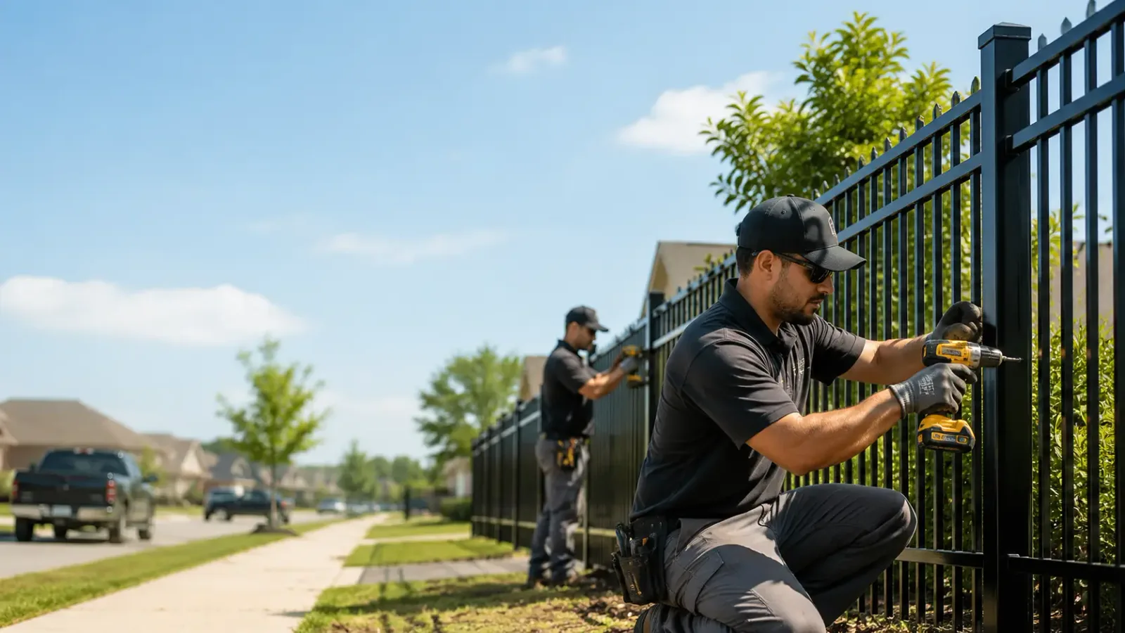 Metal Fence Installation in Holly, MI